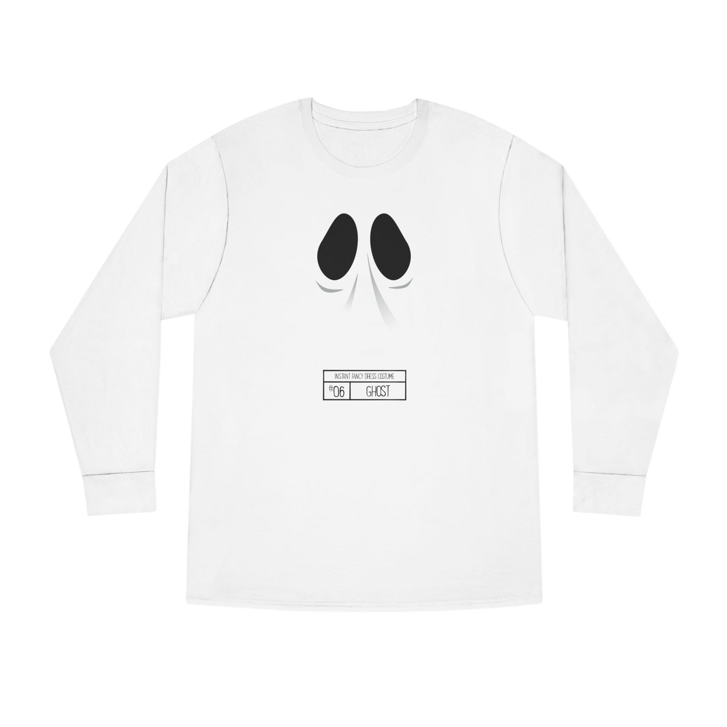 Instant Fancy Dress #6 Ghost– long sleeve T-shirt