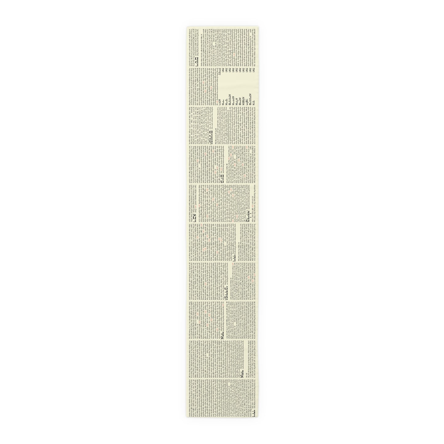 Purim Seuda Megillah Table Runner
