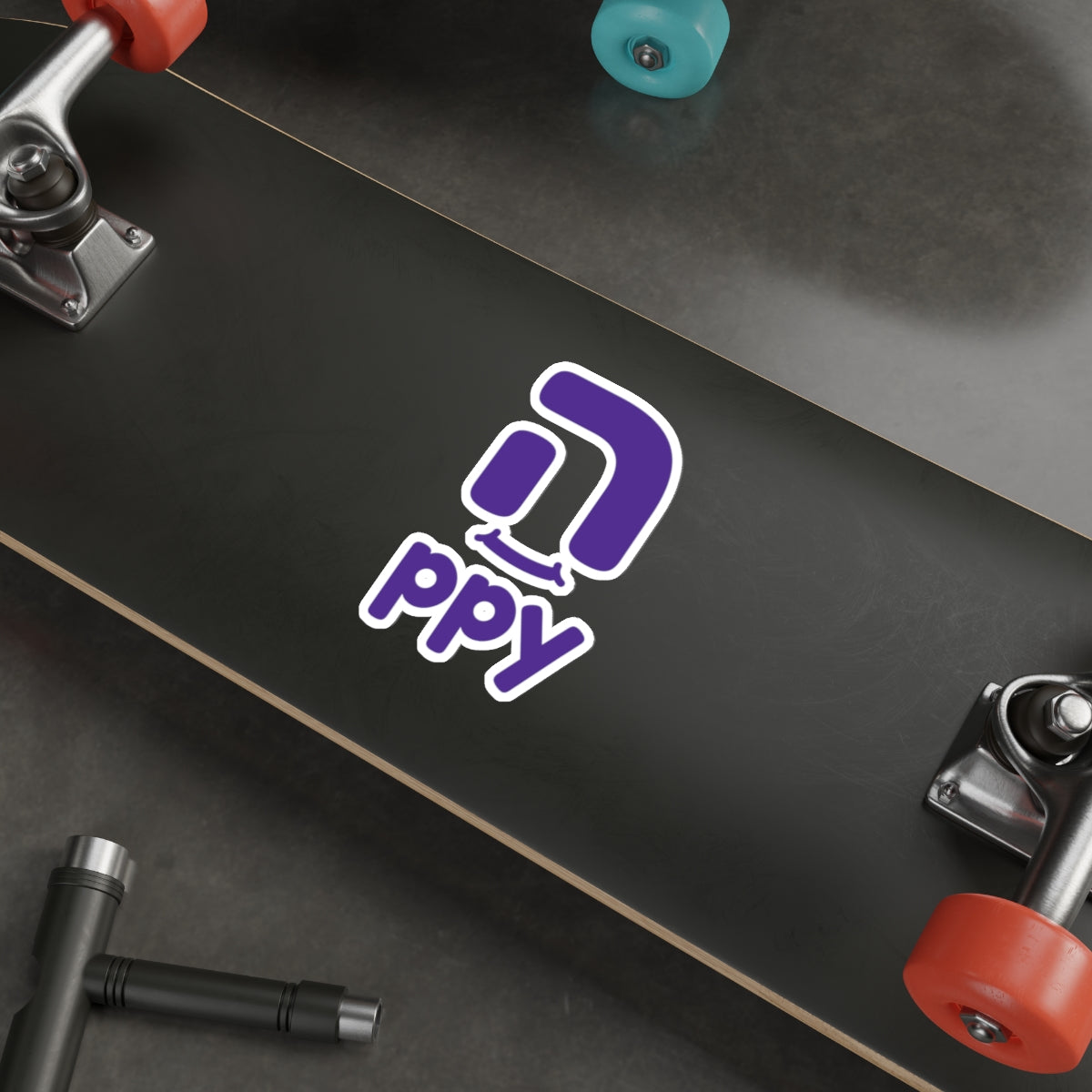 Happy Die-Cut Sticker
