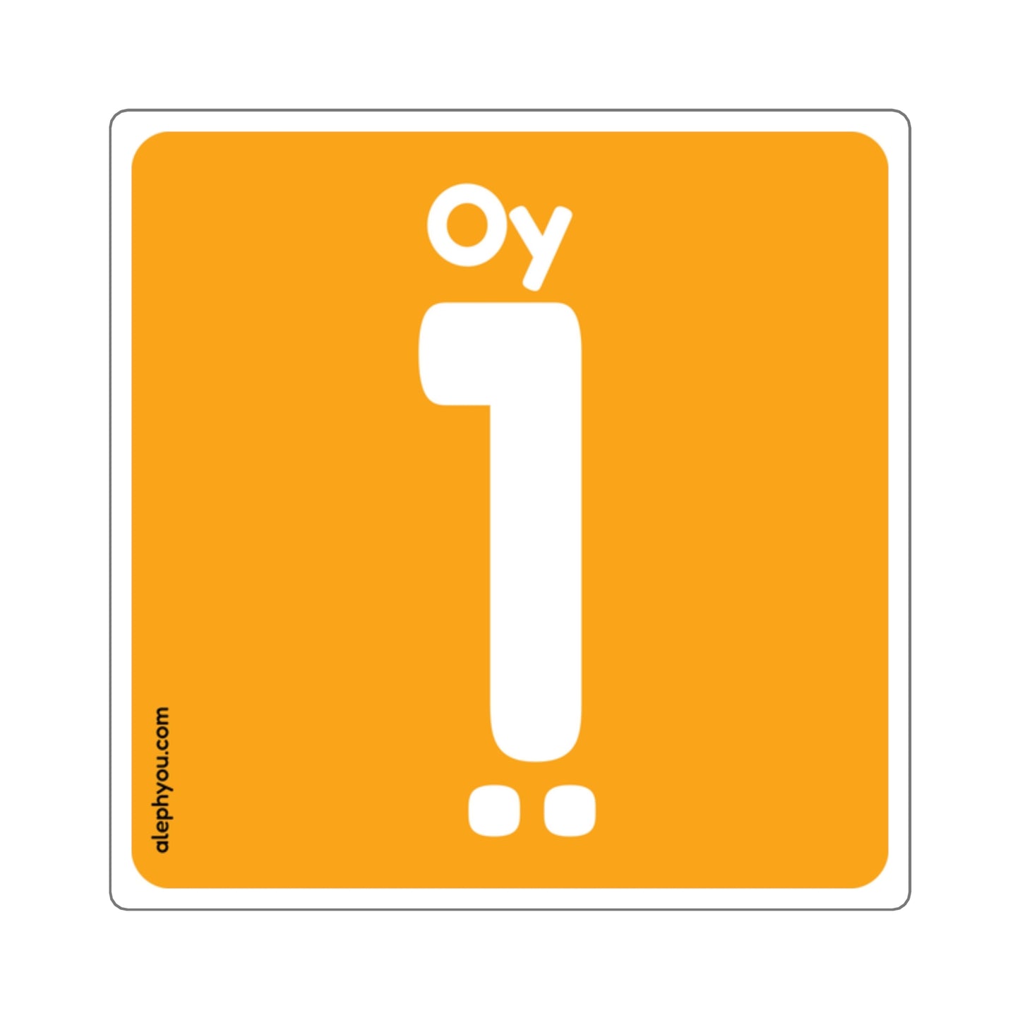 Oy Vey sticker