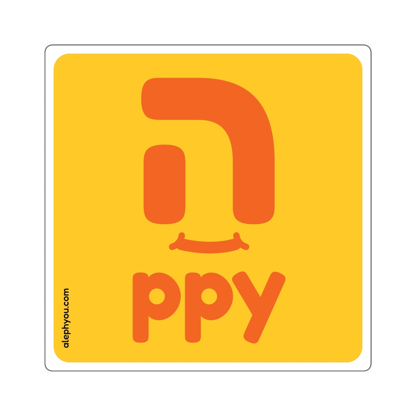 Happy sticker