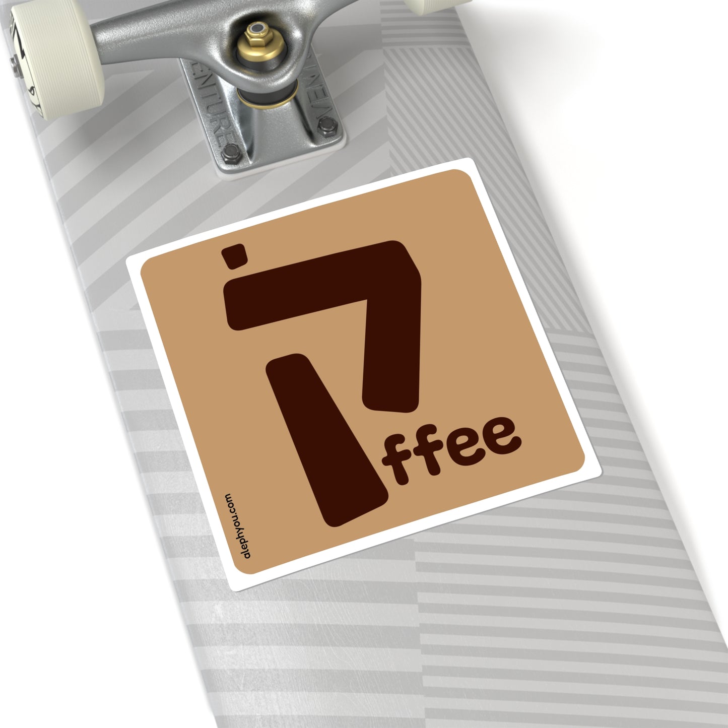Coffee sticker