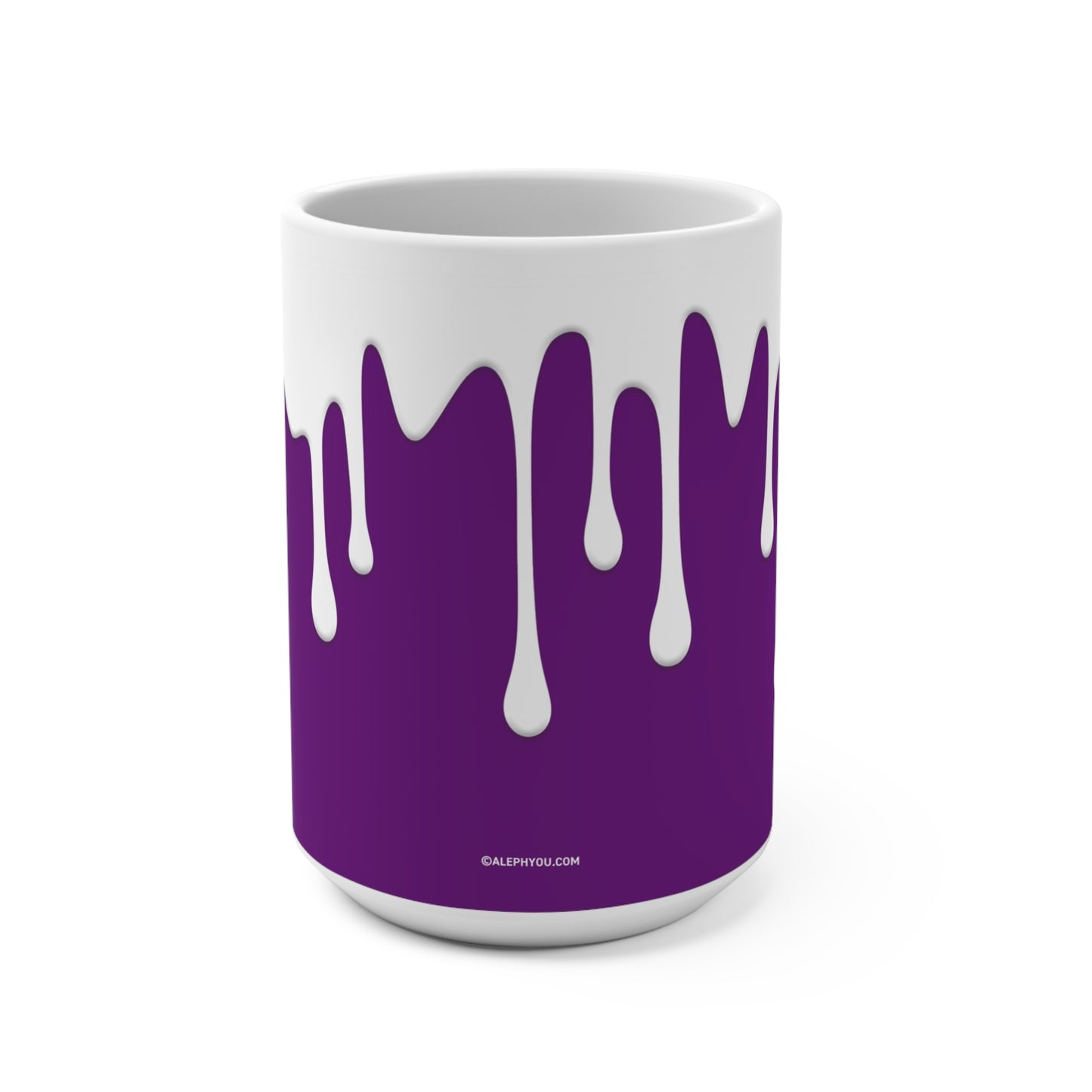 15oz Purple Drips Mug