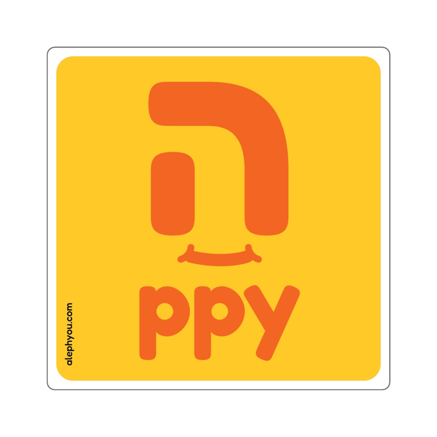 Happy sticker