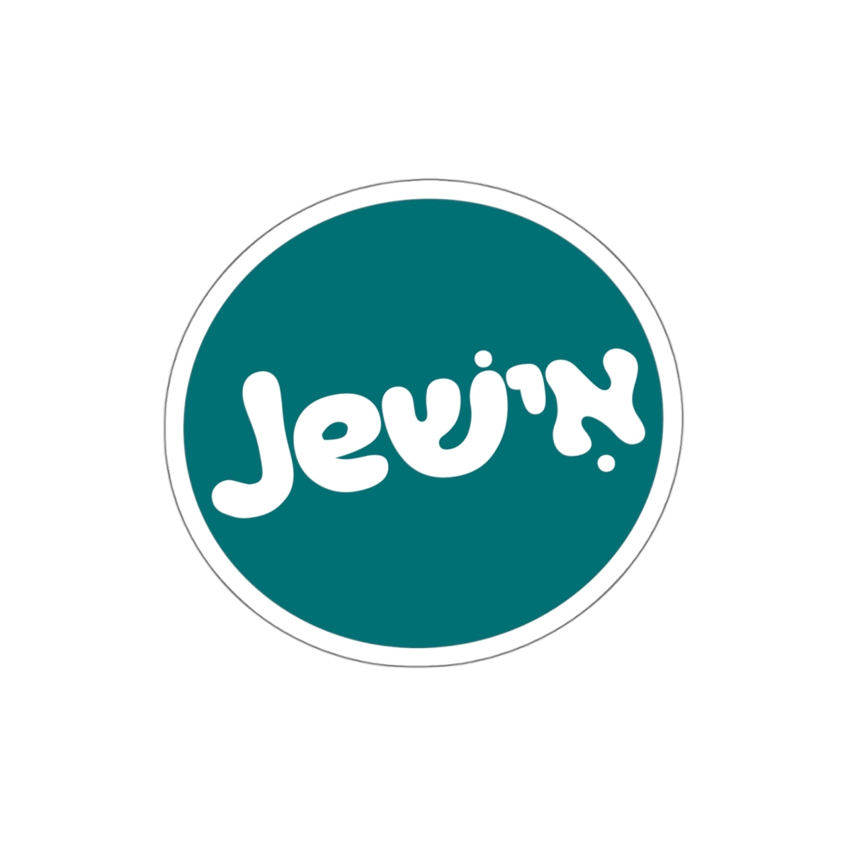 Jewish Die-Cut Sticker