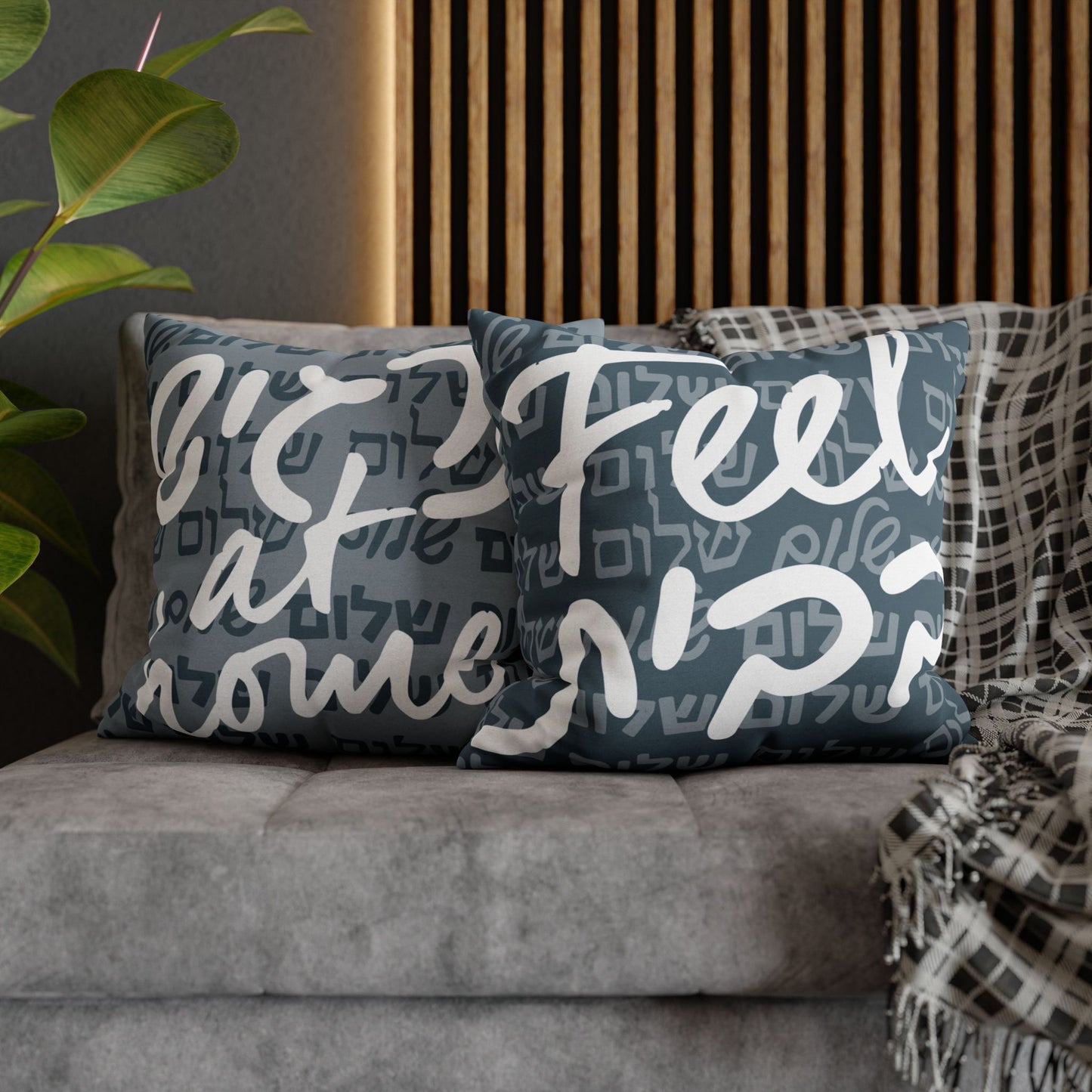 Feel at Home cushion - grey