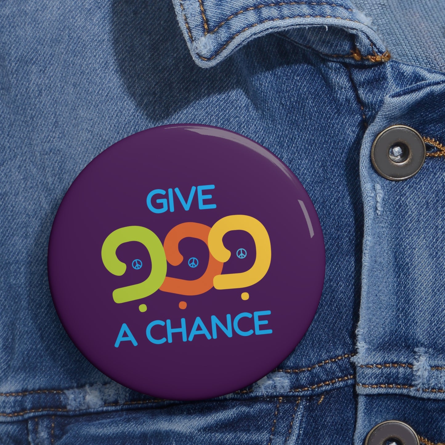 Give Peace A Chance button