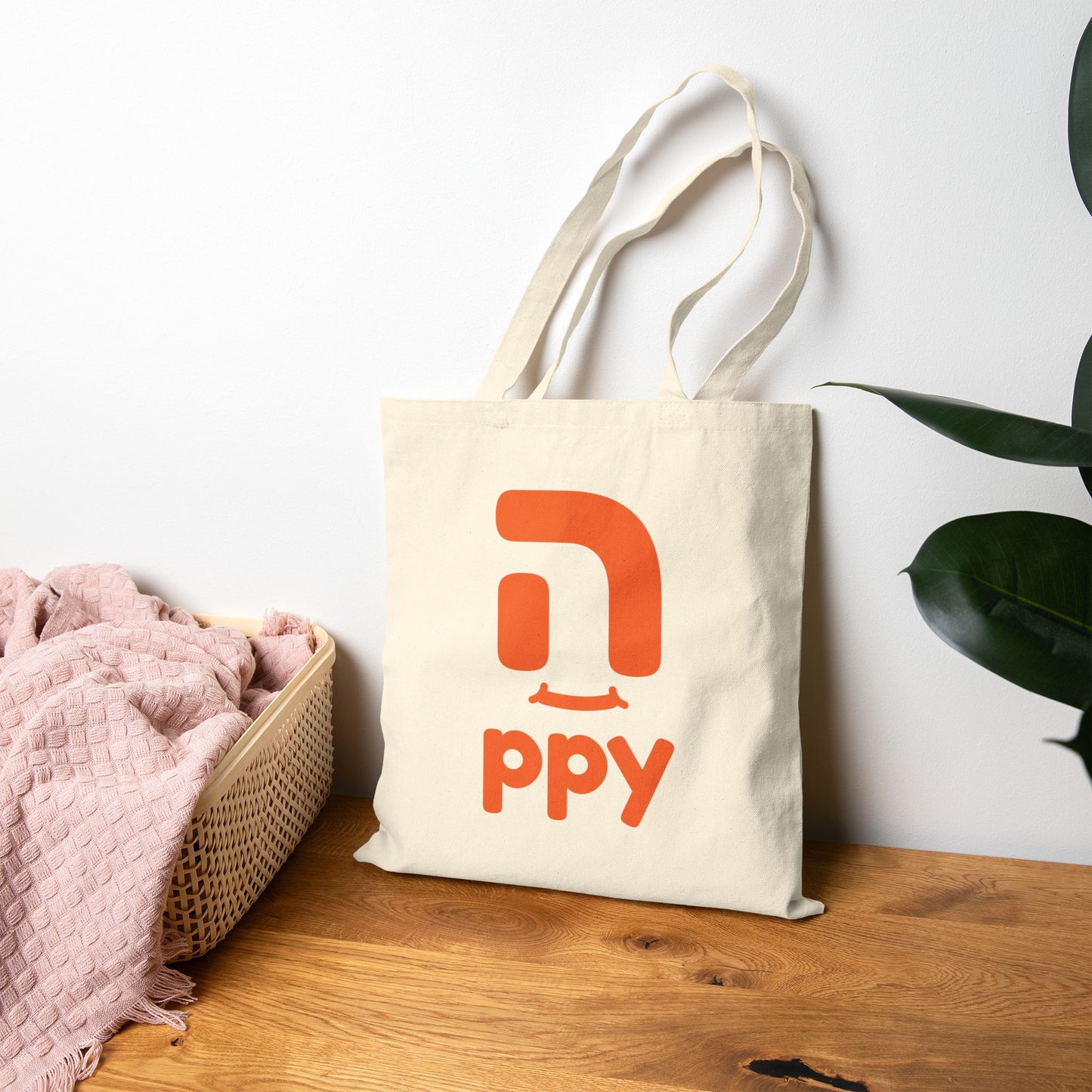 Happy Tote Bag