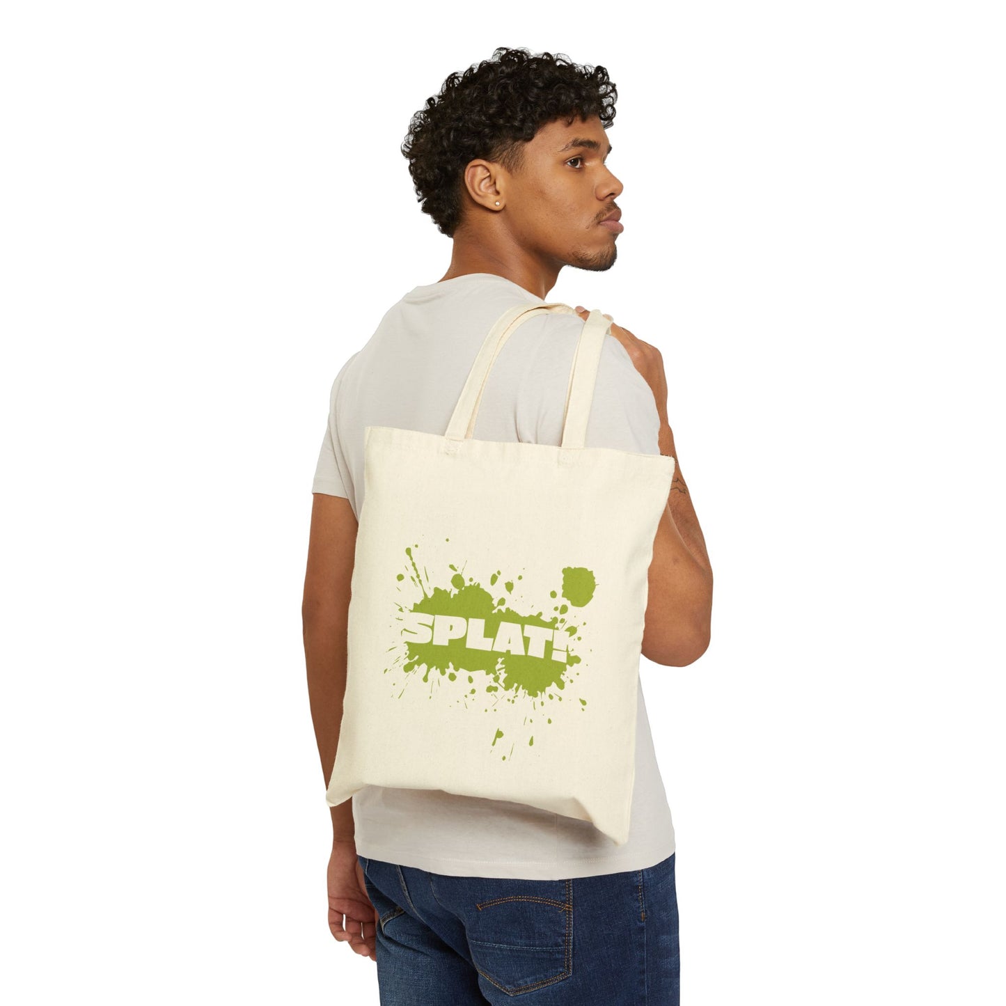 Splat! Cotton Canvas Tote Bag