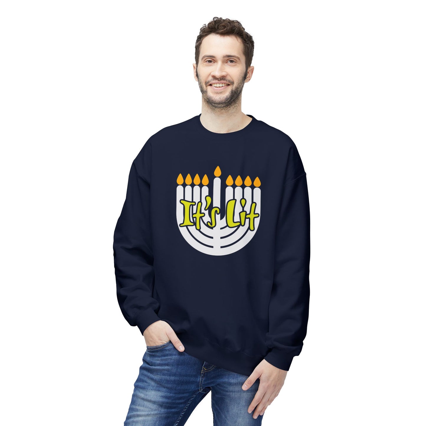 Chanukah It's Lit Sweatshirt
