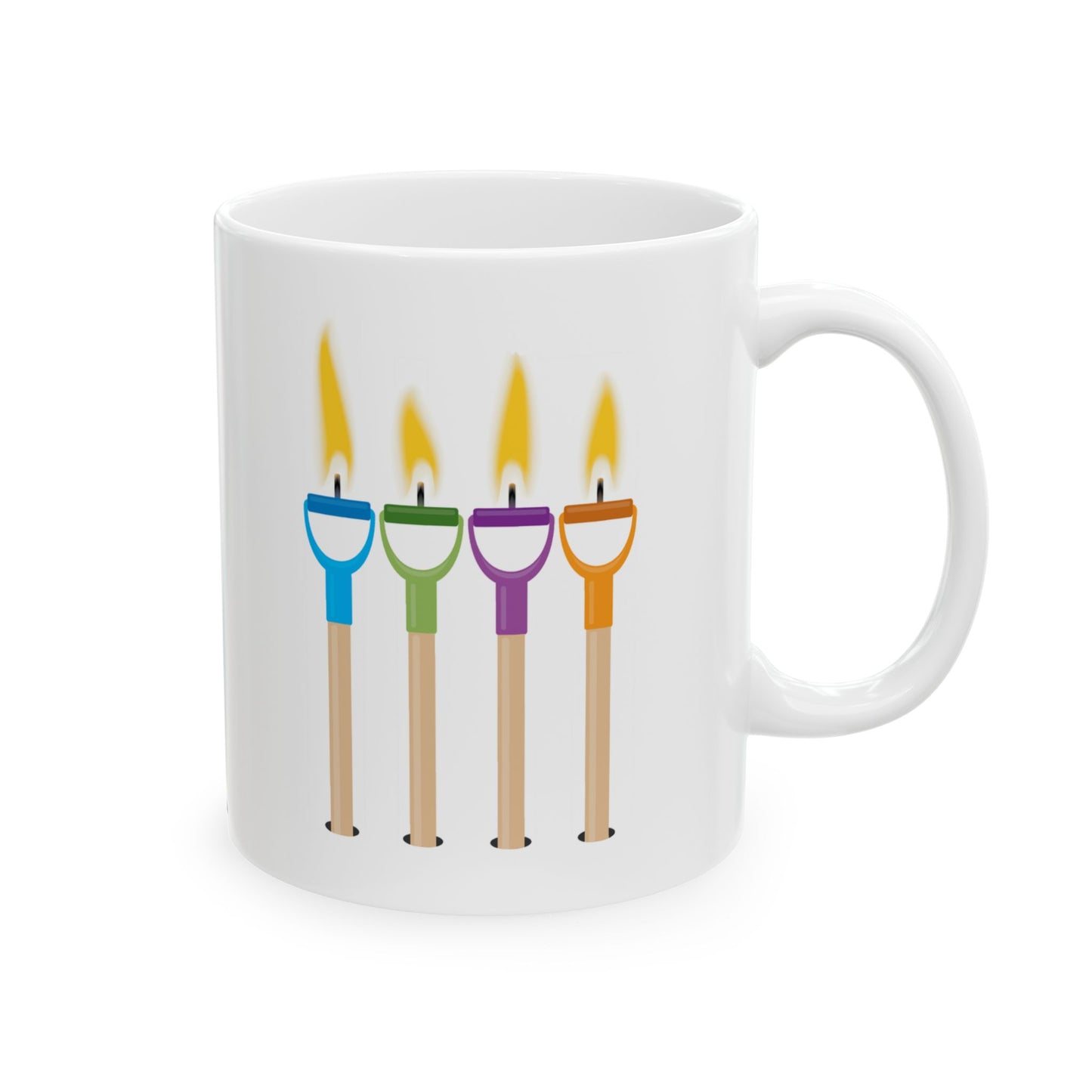 Four Candles (Fork Handles) Mug