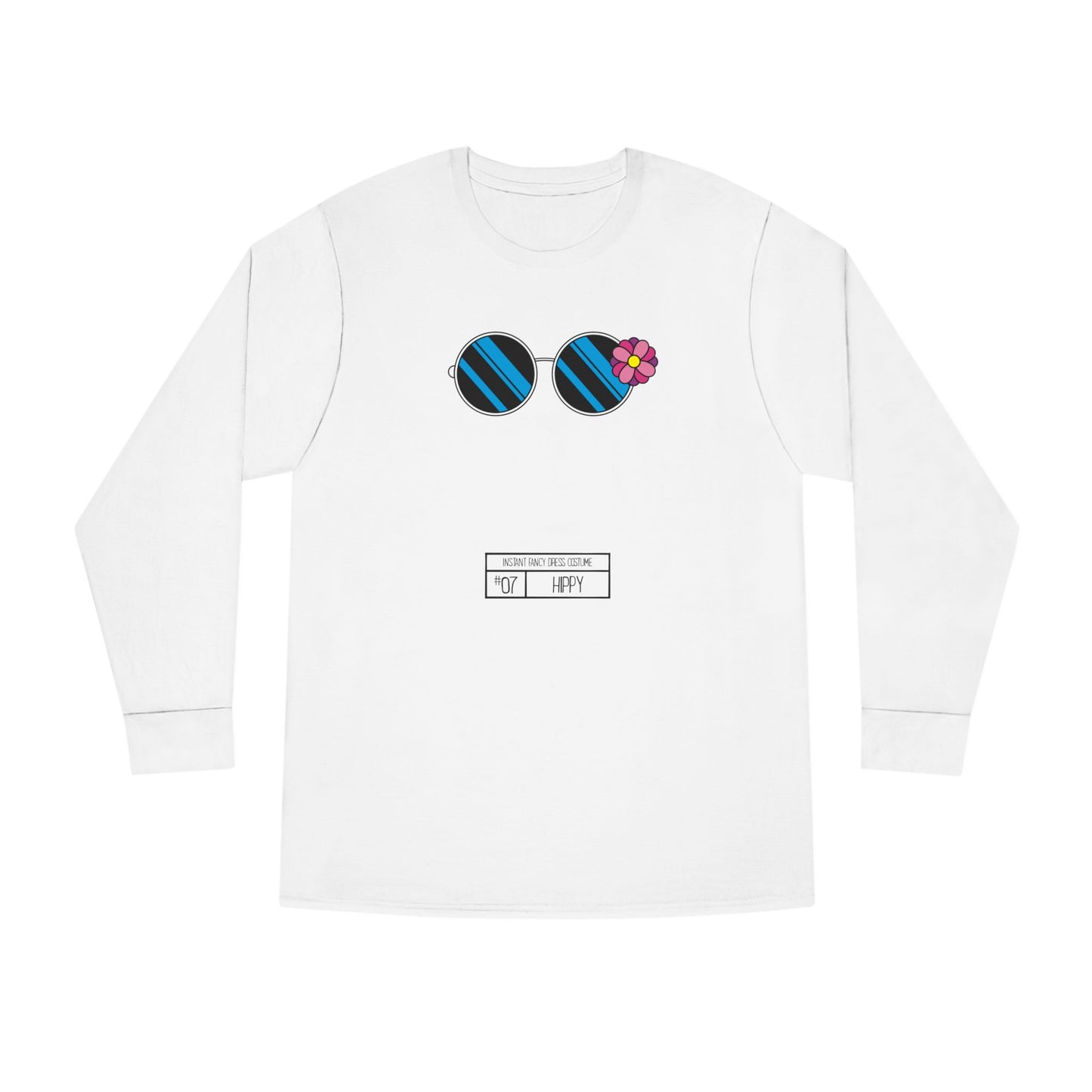 Instant Fancy Dress #7 Hippy – long sleeve T-shirt