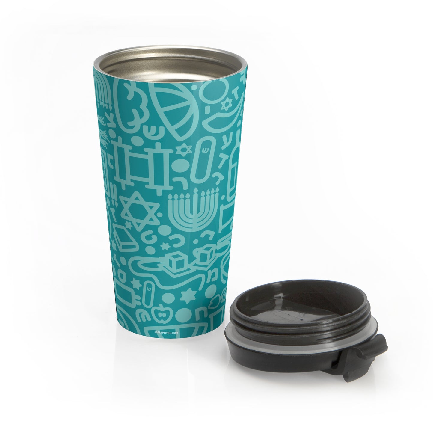 Jooodles Teal Travel Mug