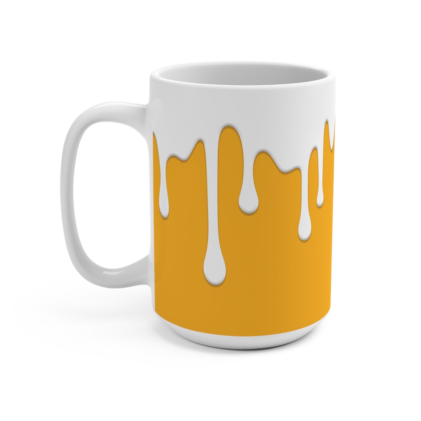 15oz Yellow Drips Mug