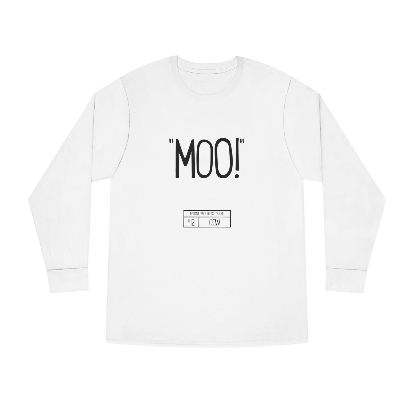 Instant Fancy Dress #12 Cow– long sleeve T-shirt