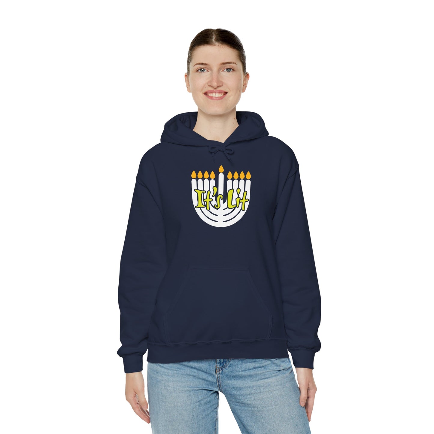 Chanukah It's Lit Hoodie