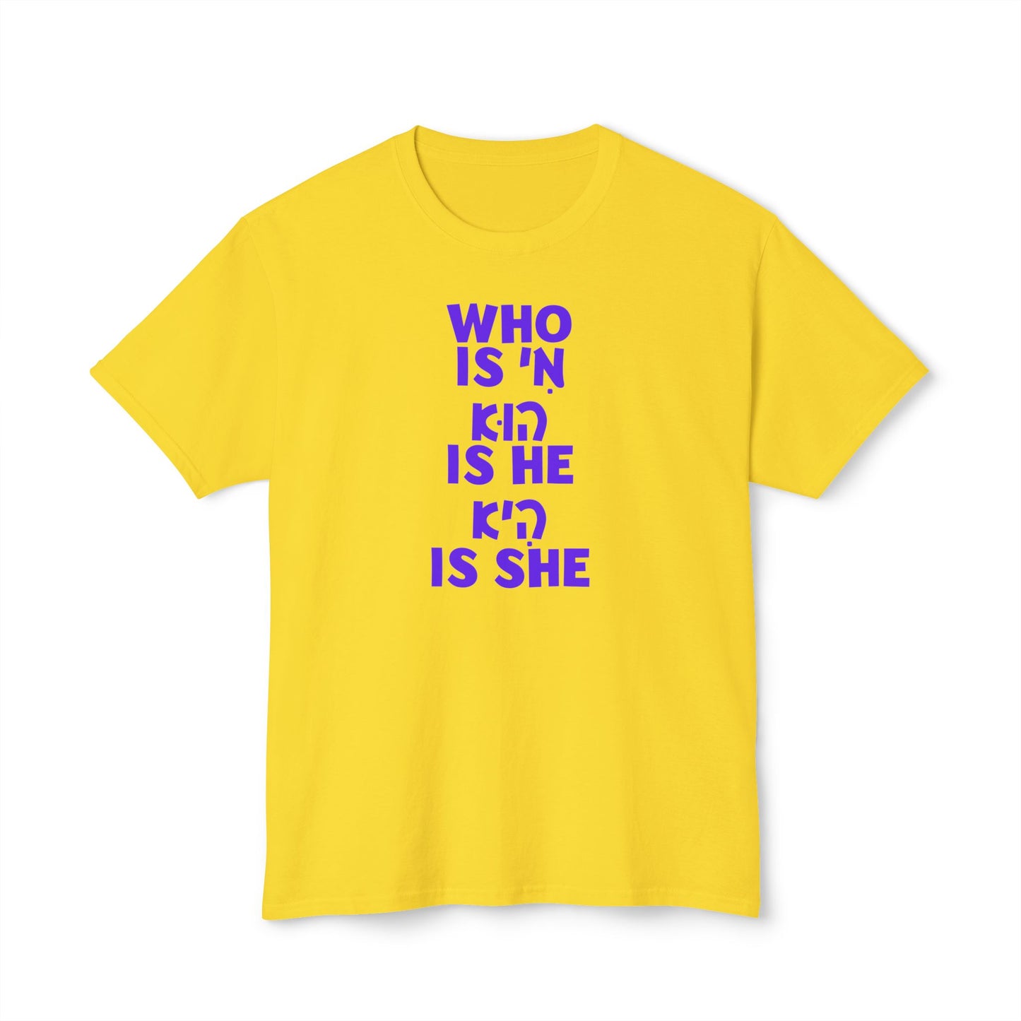Who Is Me t-shirt