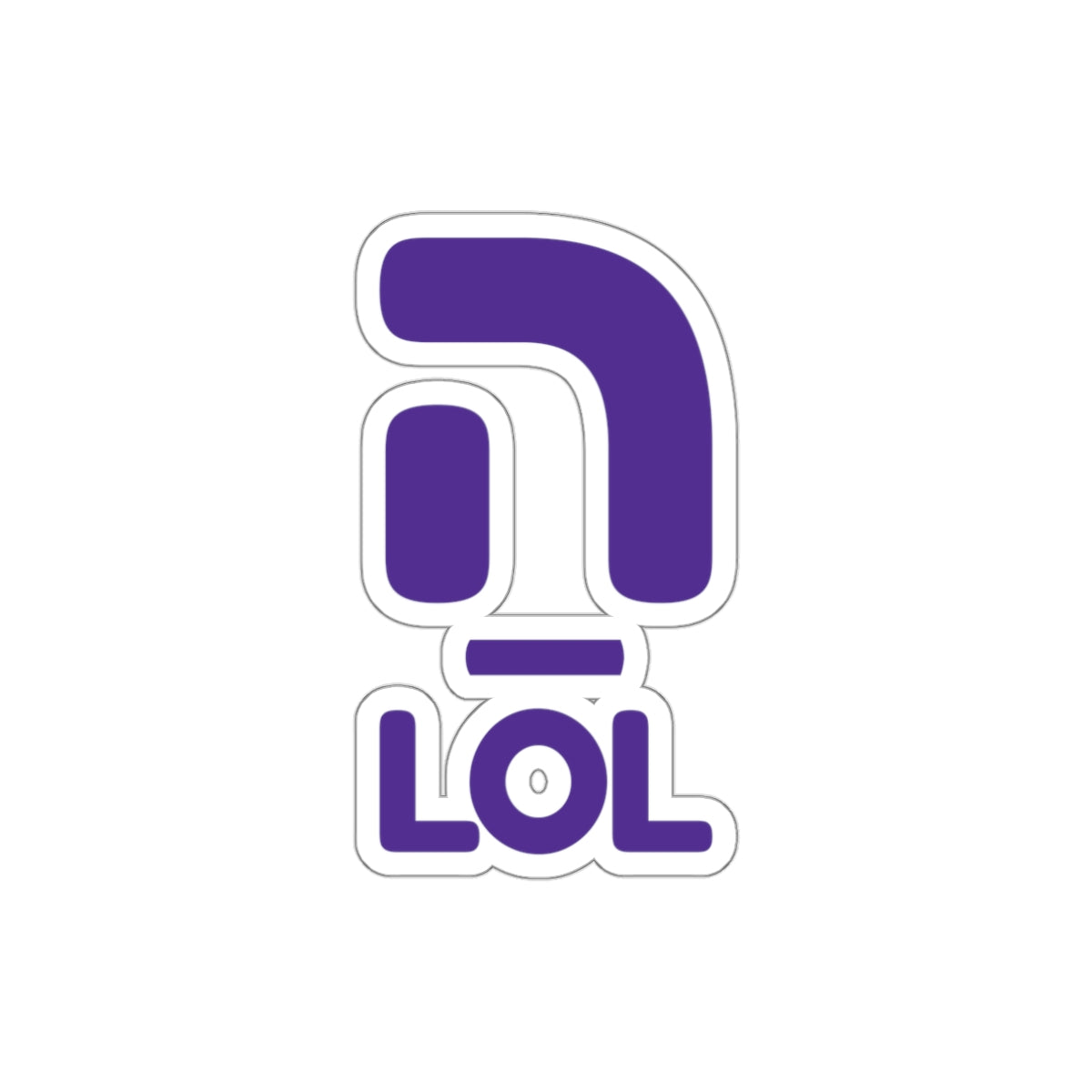 LOL Die-Cut Sticker