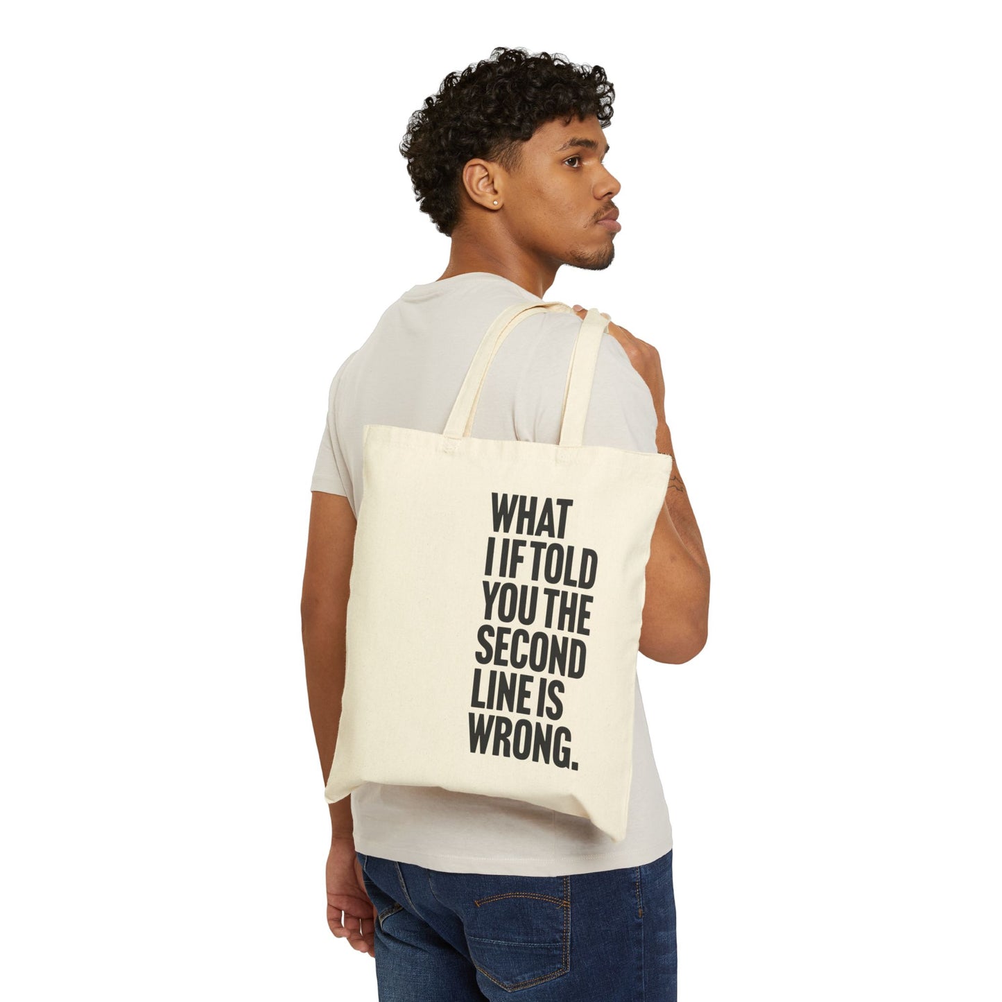Proof Reading Cotton Canvas Tote Bag