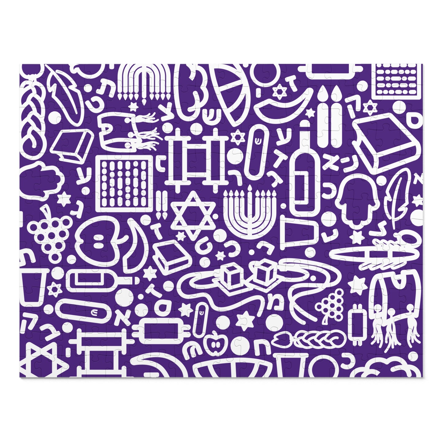 🧩 Jooodles Purple Jigsaw Puzzles with Collectible Tin