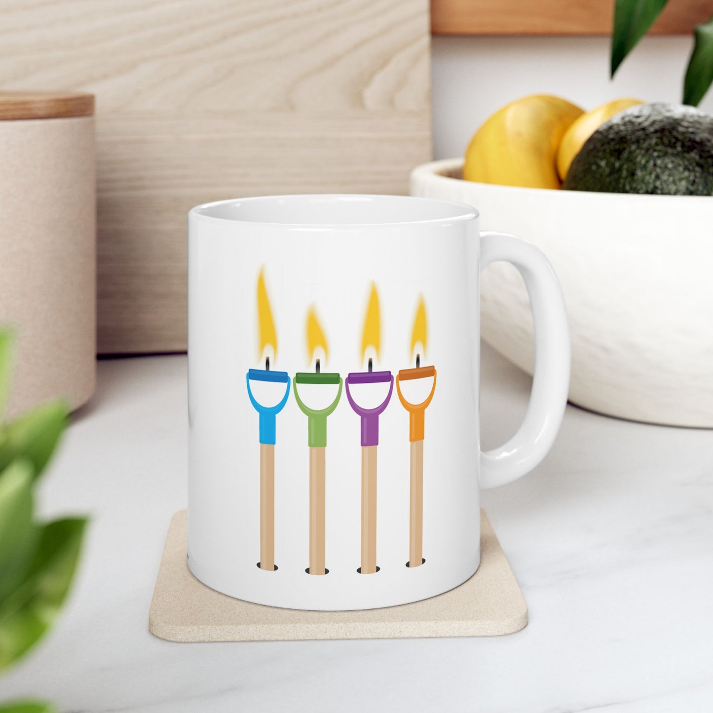 Four Candles (Fork Handles) Mug