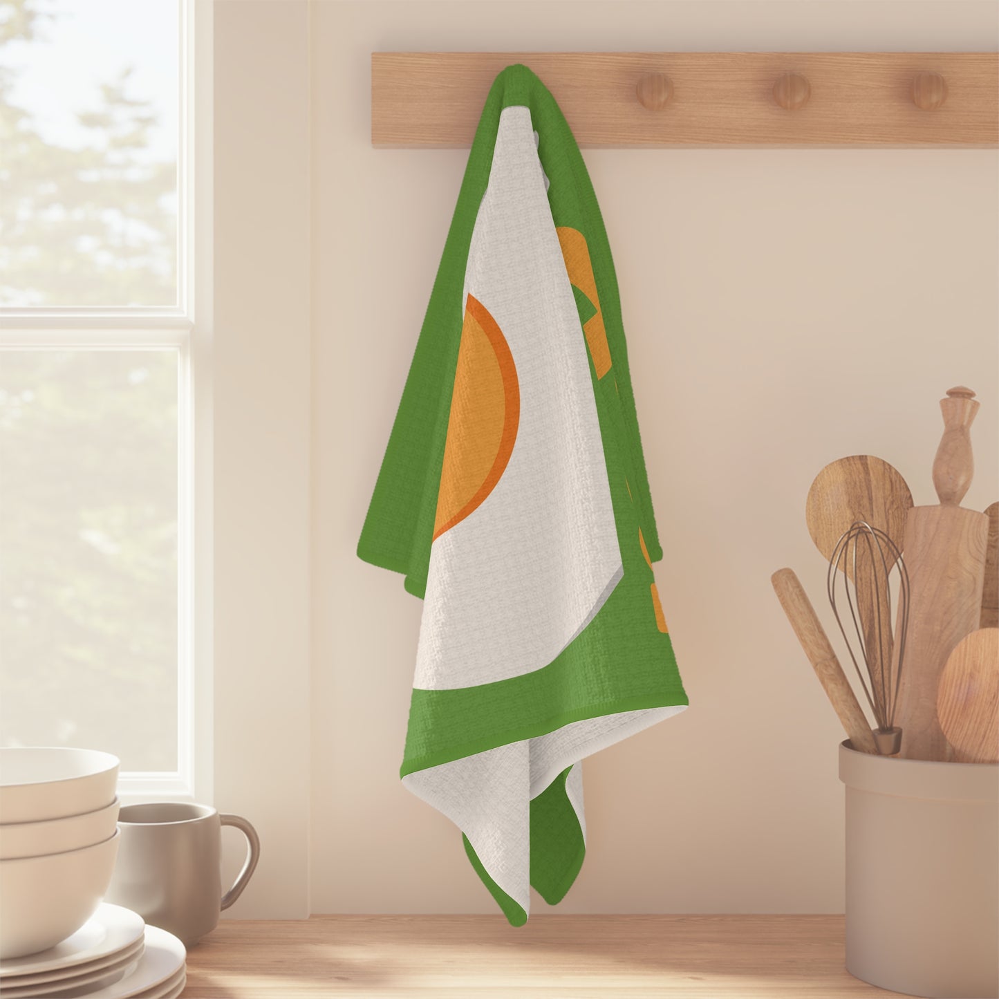 Green EGGcellent / ביצוין Tea Towel