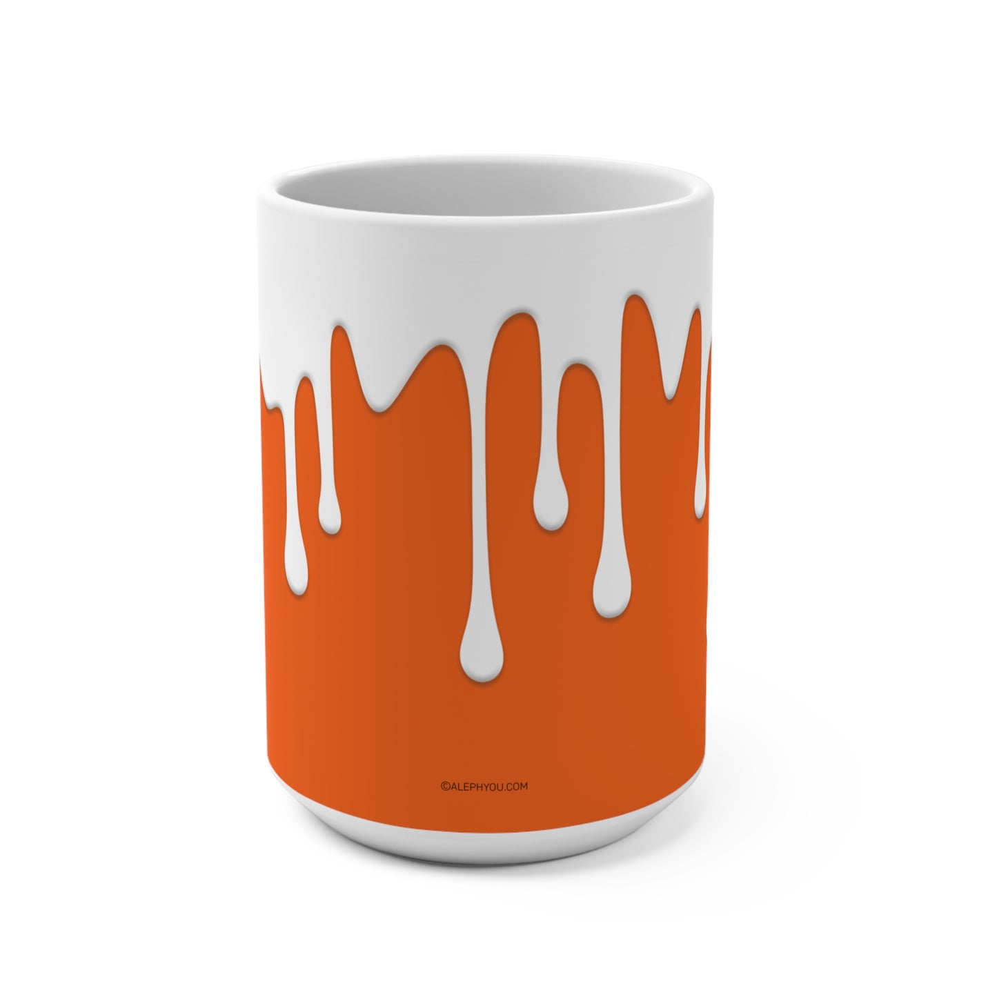 15oz Orange Drips Mug
