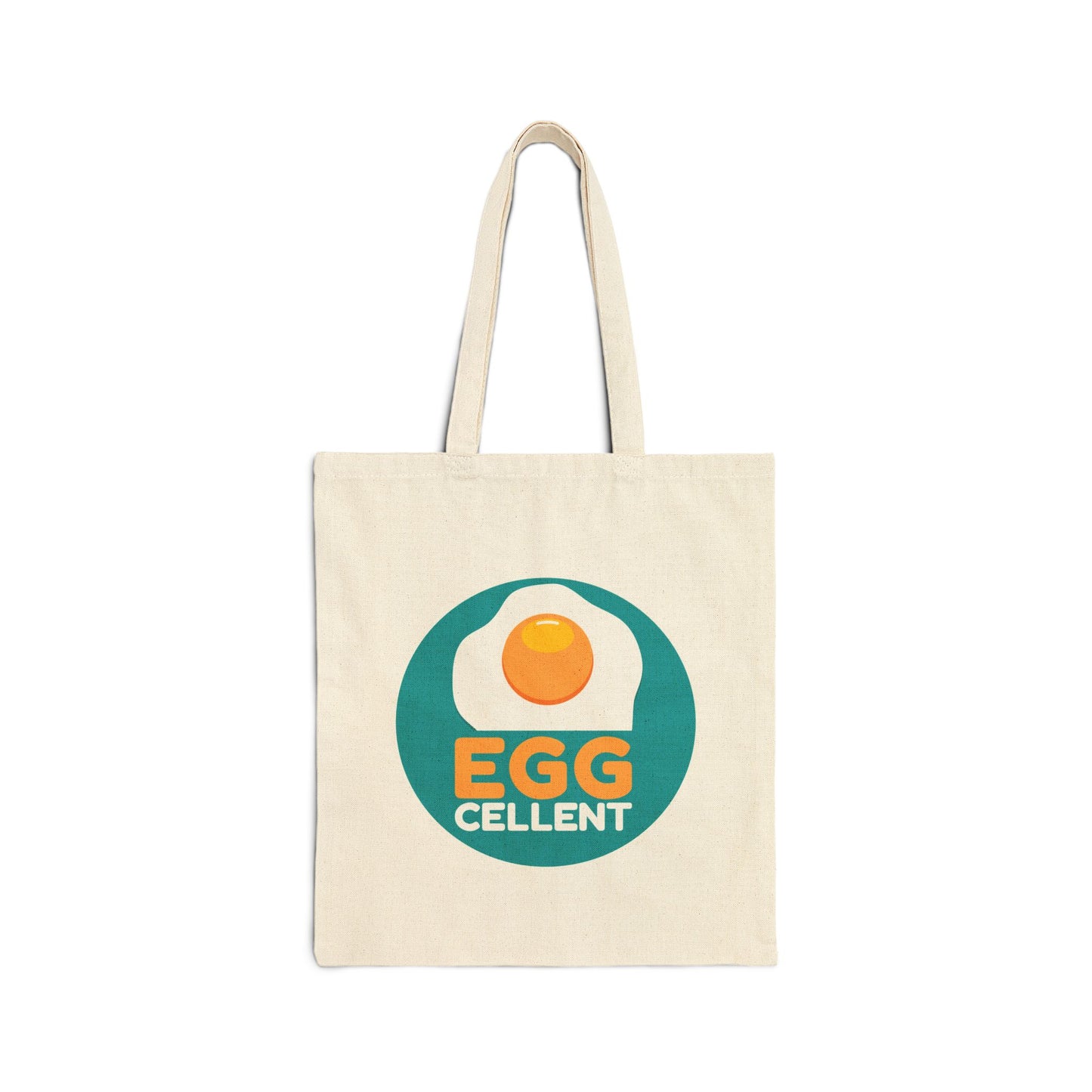 Egg-cellent Cotton Canvas Tote Bag