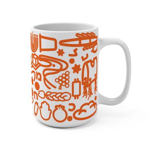 15oz Jooodles Orange Mug