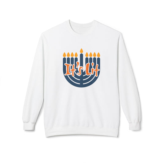 Chanukah It's Lit Sweatshirt