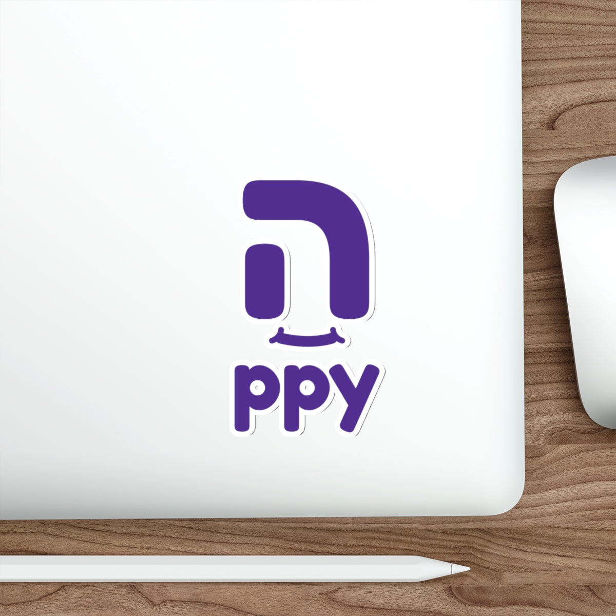 Happy Die-Cut Sticker
