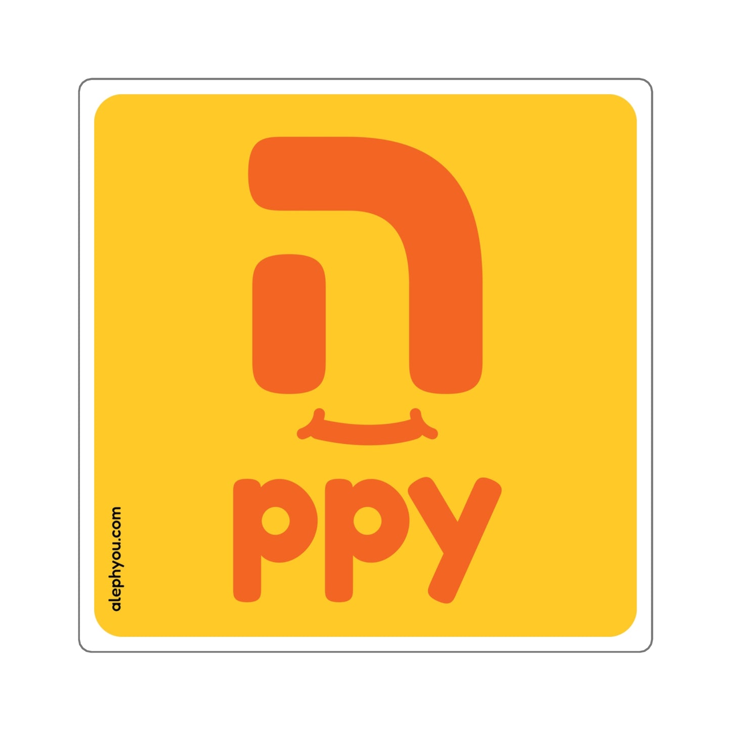 Happy sticker