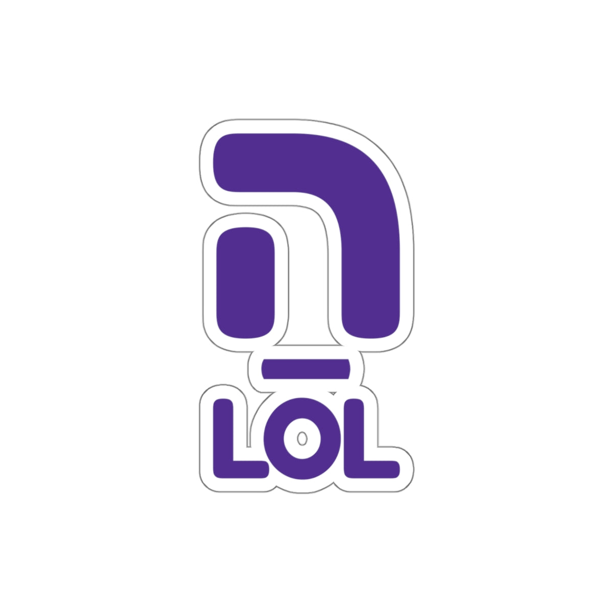 LOL Die-Cut Sticker