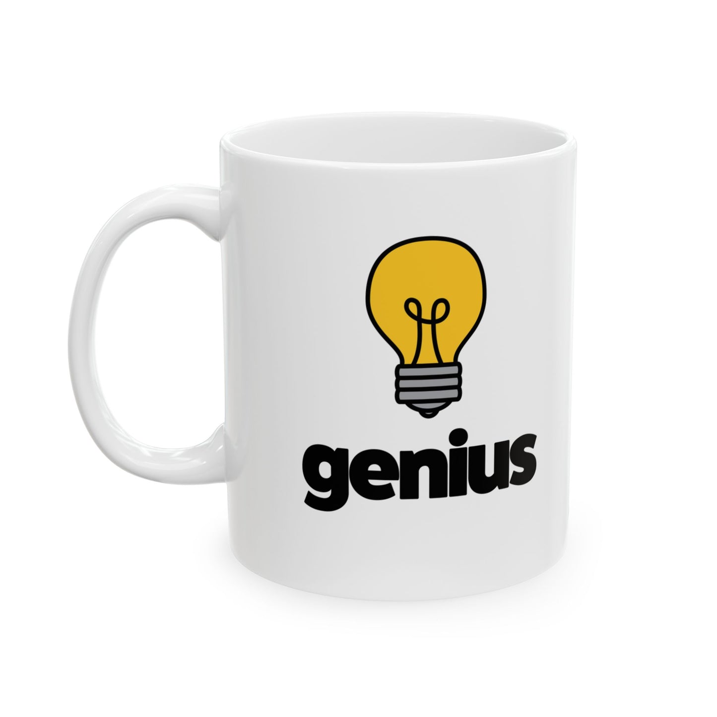 Genius Ceramic Mug, (11oz, 15oz)