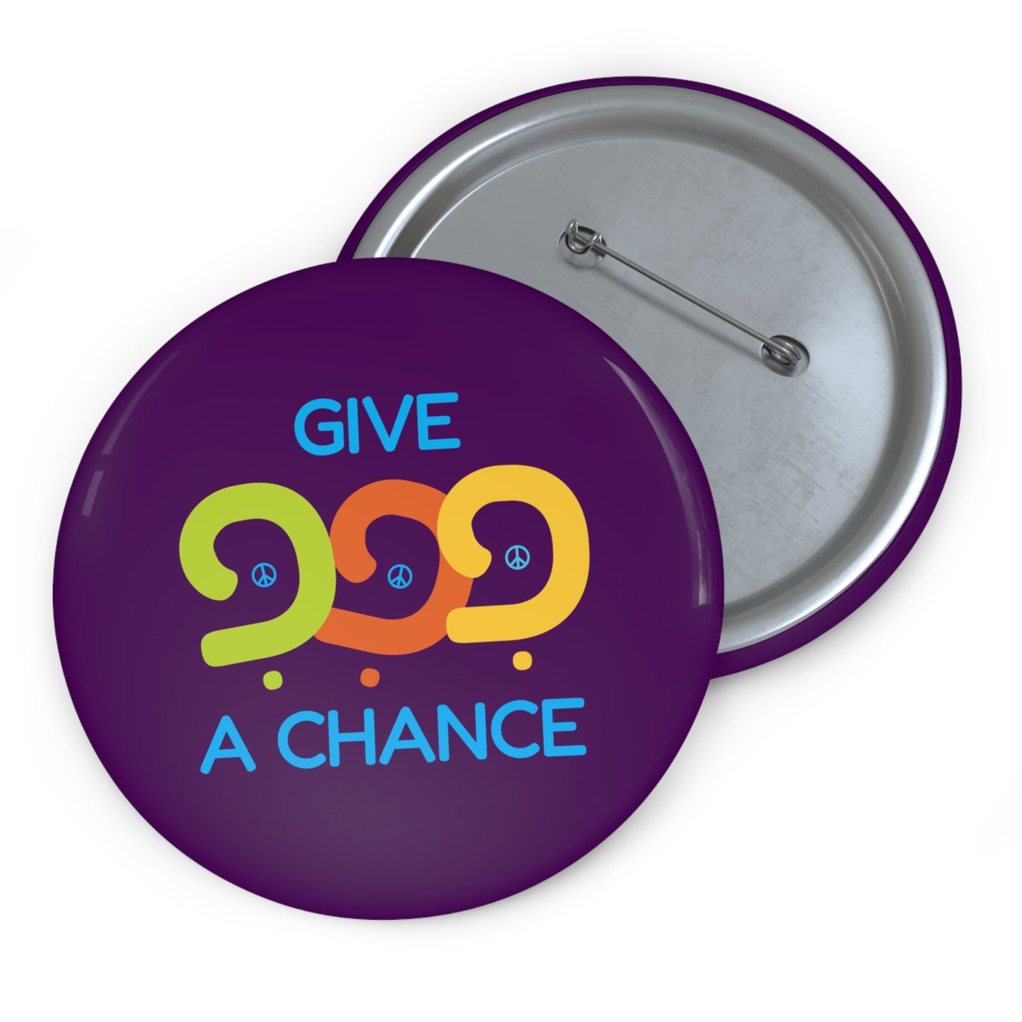 Give Peace A Chance button