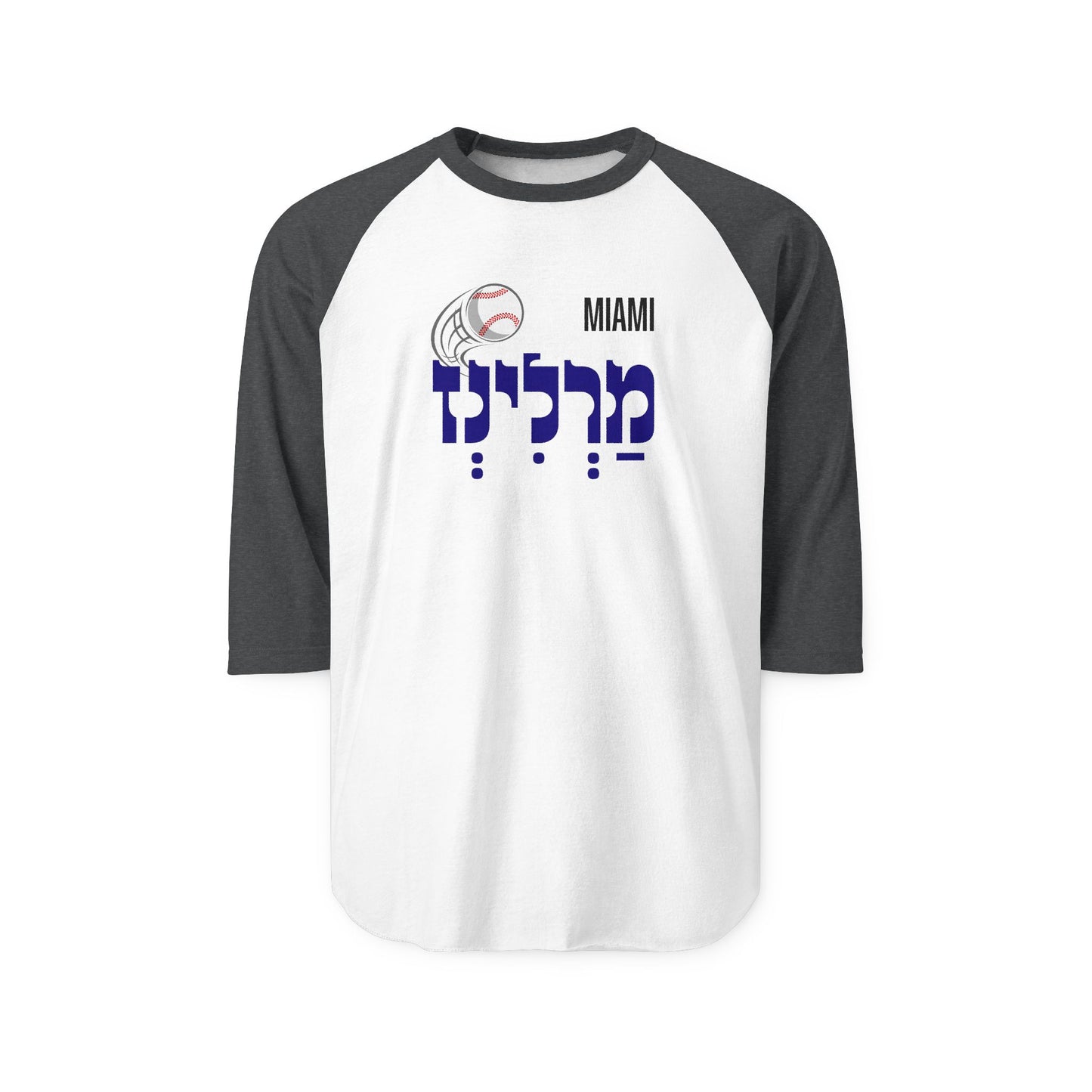 Miami Marlins Three-Quarter Sleeve Raglan Shirt