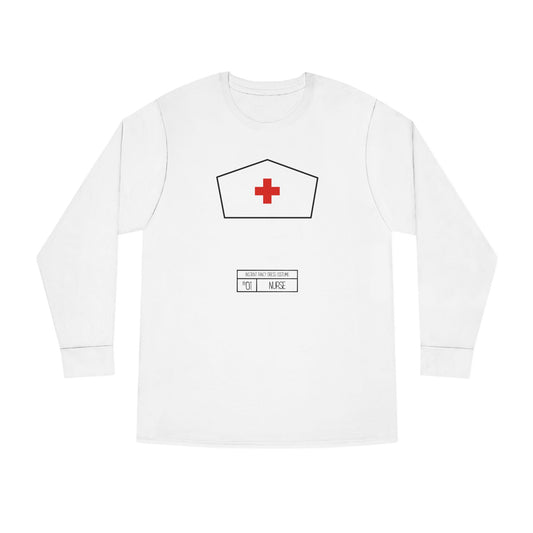 Instant Fancy Dress #1 Nurse – long sleeve T-shirt