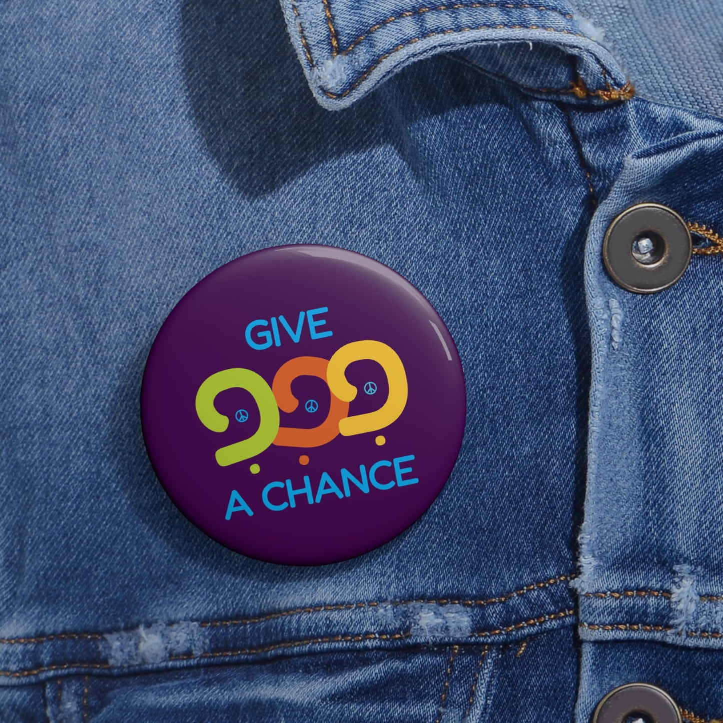Give Peace A Chance button
