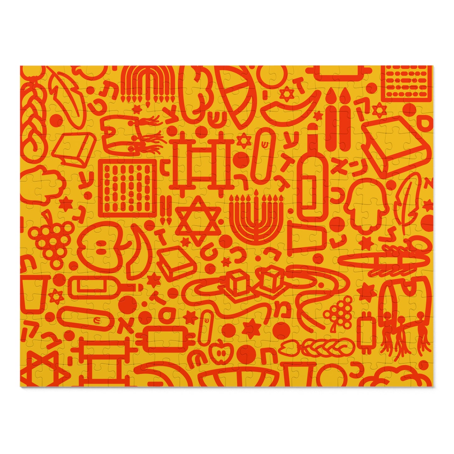 🧩 Jooodles Orange Jigsaw Puzzles with Collectible Tin
