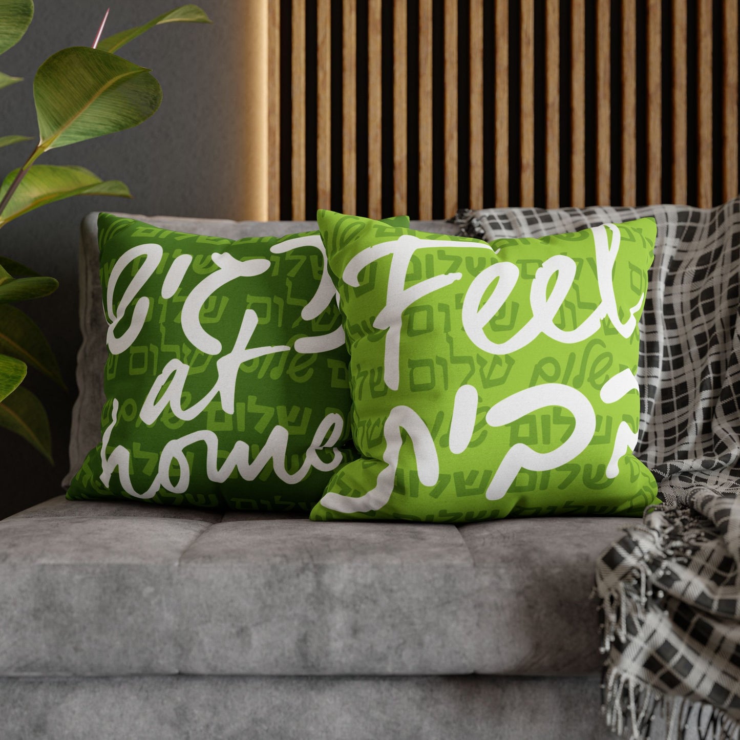 Feel at Home cushion - green