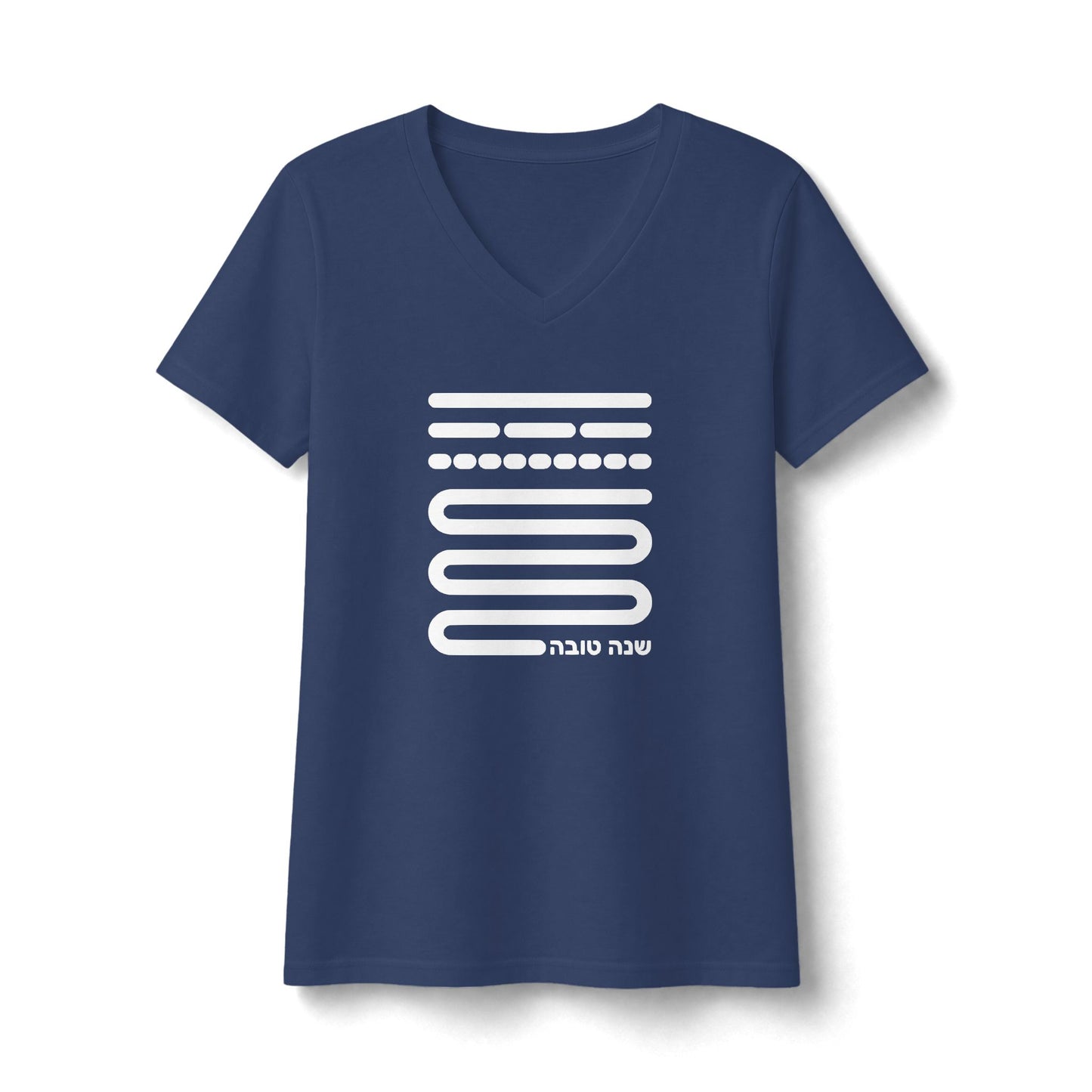 Shofar Notes V-Neck Tee