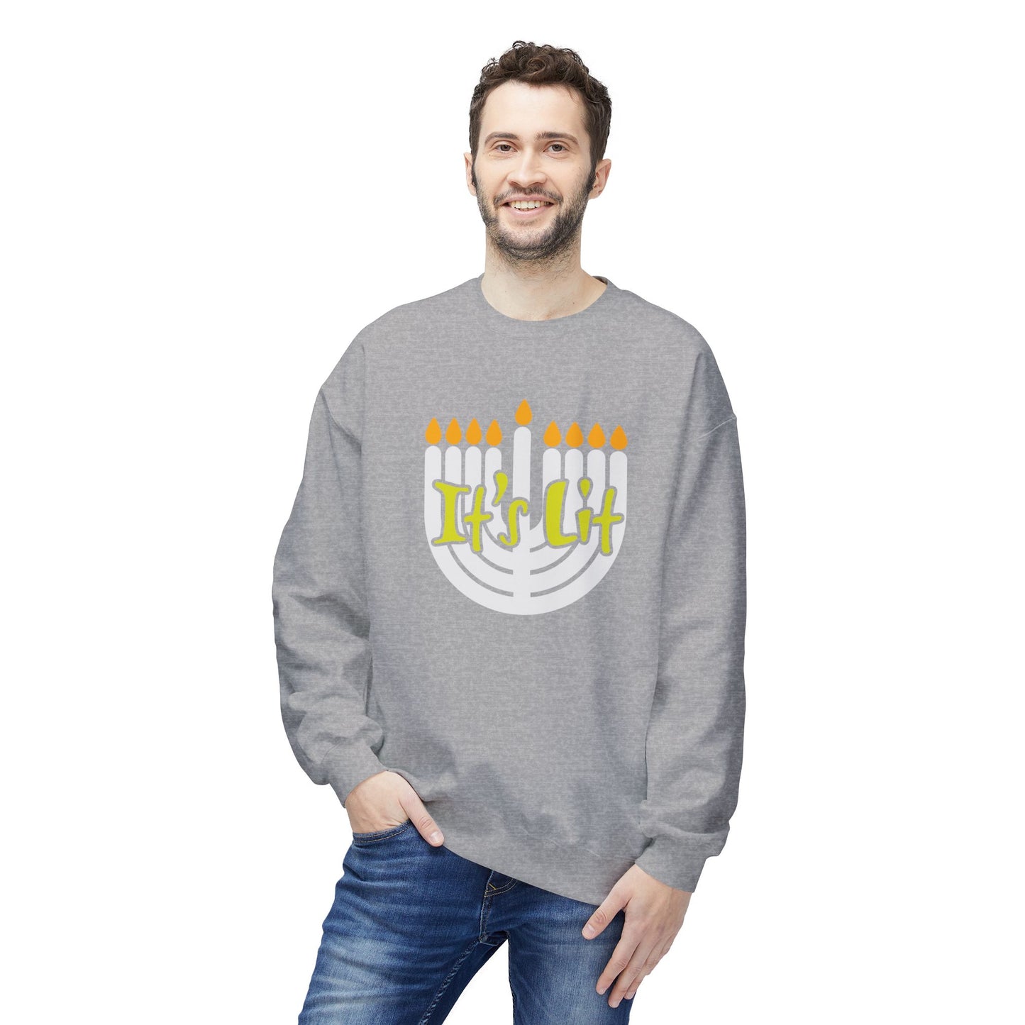 Chanukah It's Lit Sweatshirt