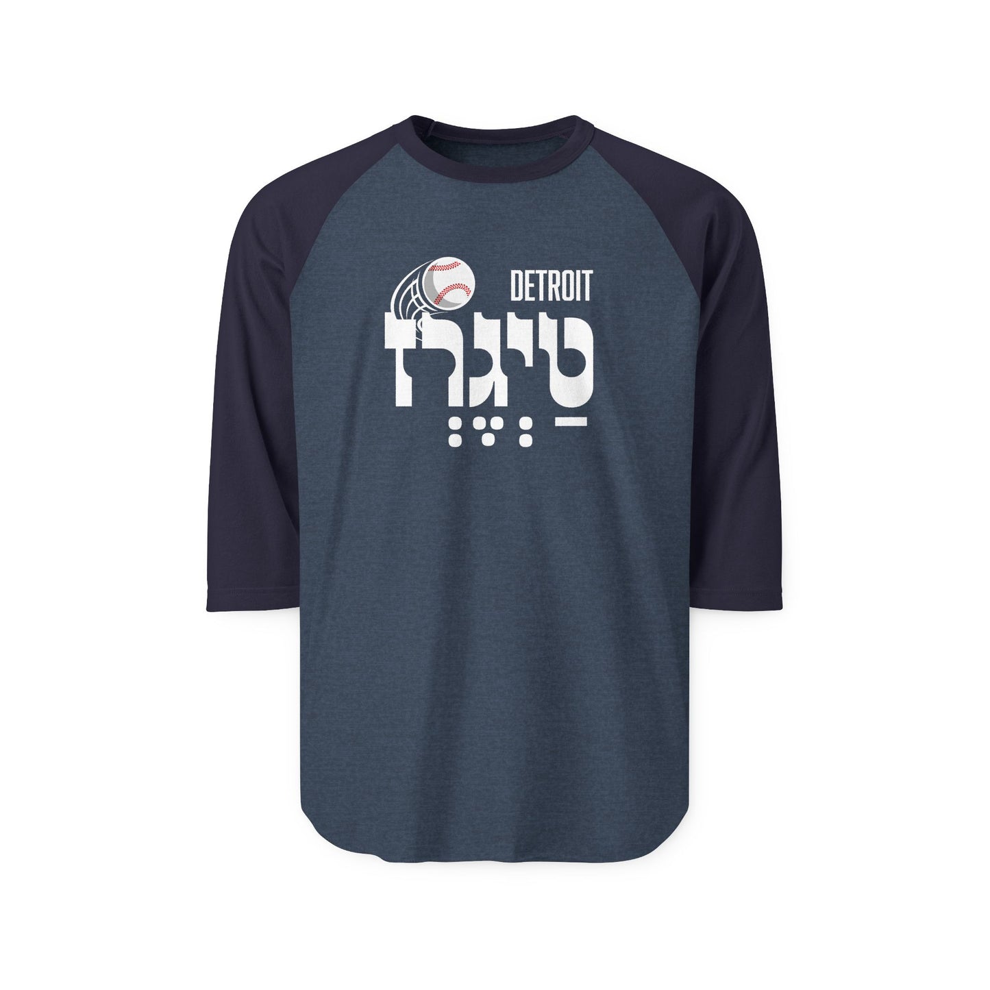 Detroit Tigers Three-Quarter Sleeve Raglan Shirt