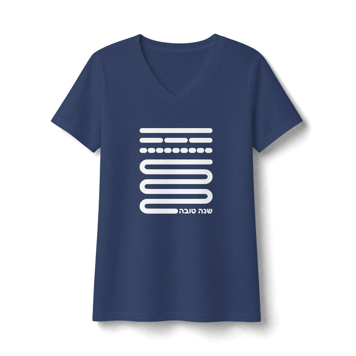 Shofar Notes V-Neck Tee