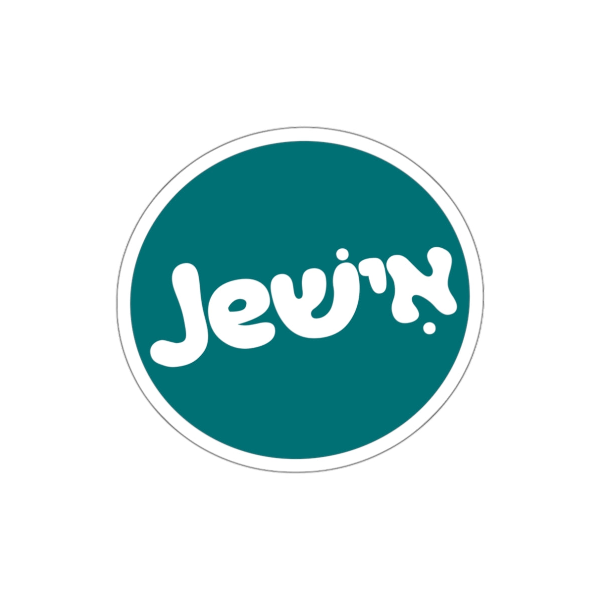 Jewish Die-Cut Sticker