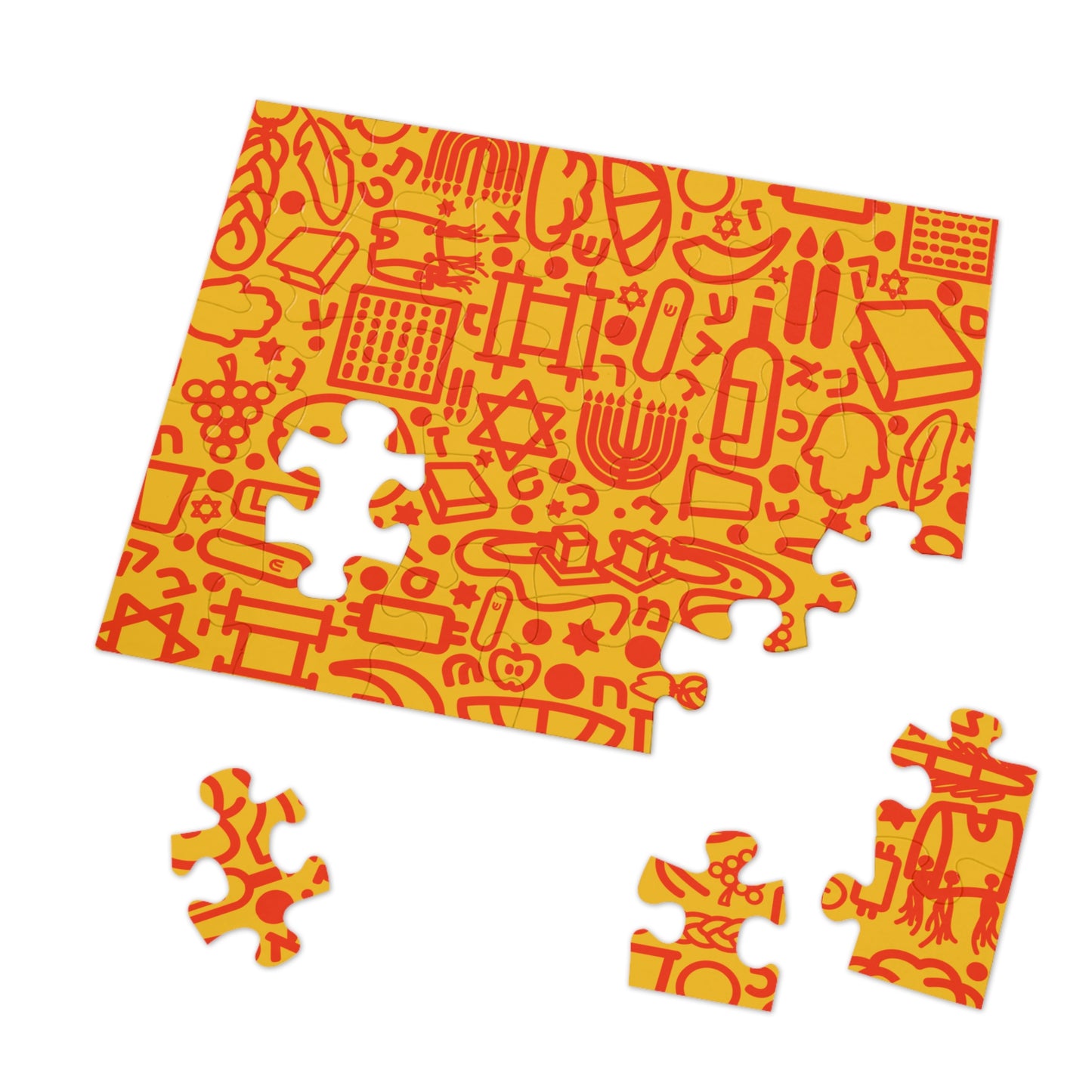 🧩 Jooodles Orange Jigsaw Puzzles with Collectible Tin