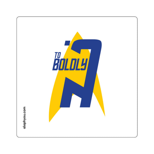Boldly Go sticker