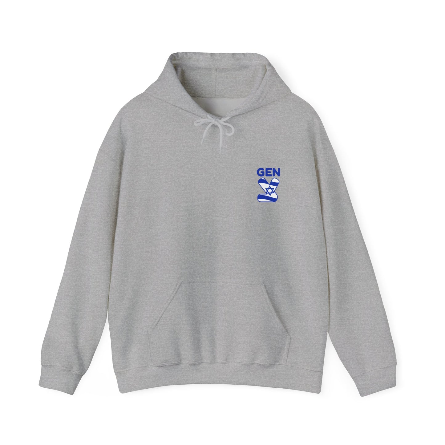 Gen ציון (Tzion) small logo Hoodie