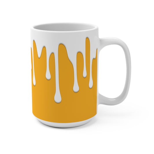 15oz Yellow Drips Mug