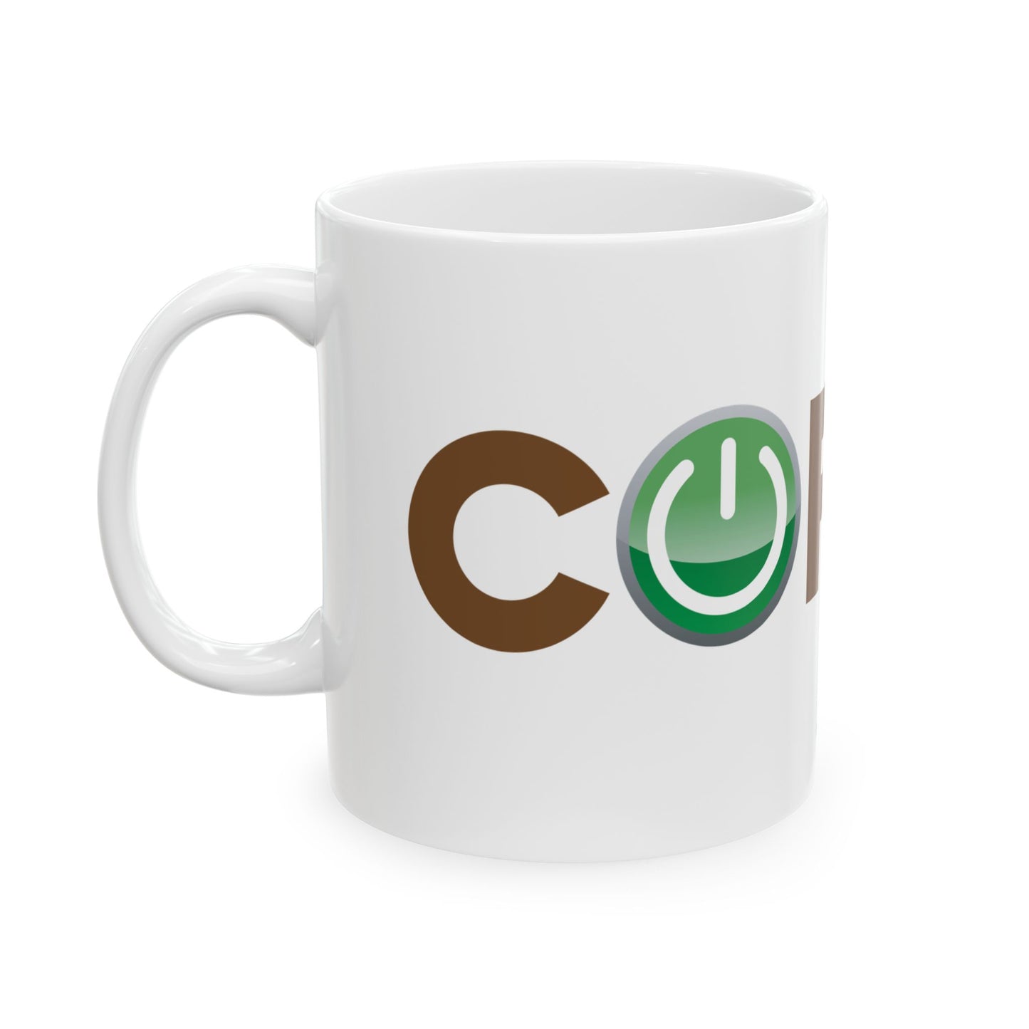 Switched On Coffee Wrap Mug, (11oz, 15oz)